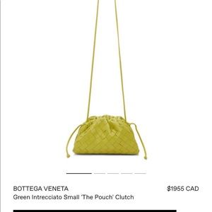 Bottega Veneta Pouch - size small bag